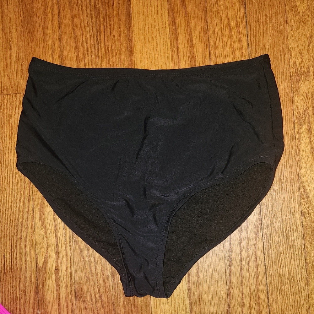 Women's Black Swim Bottoms